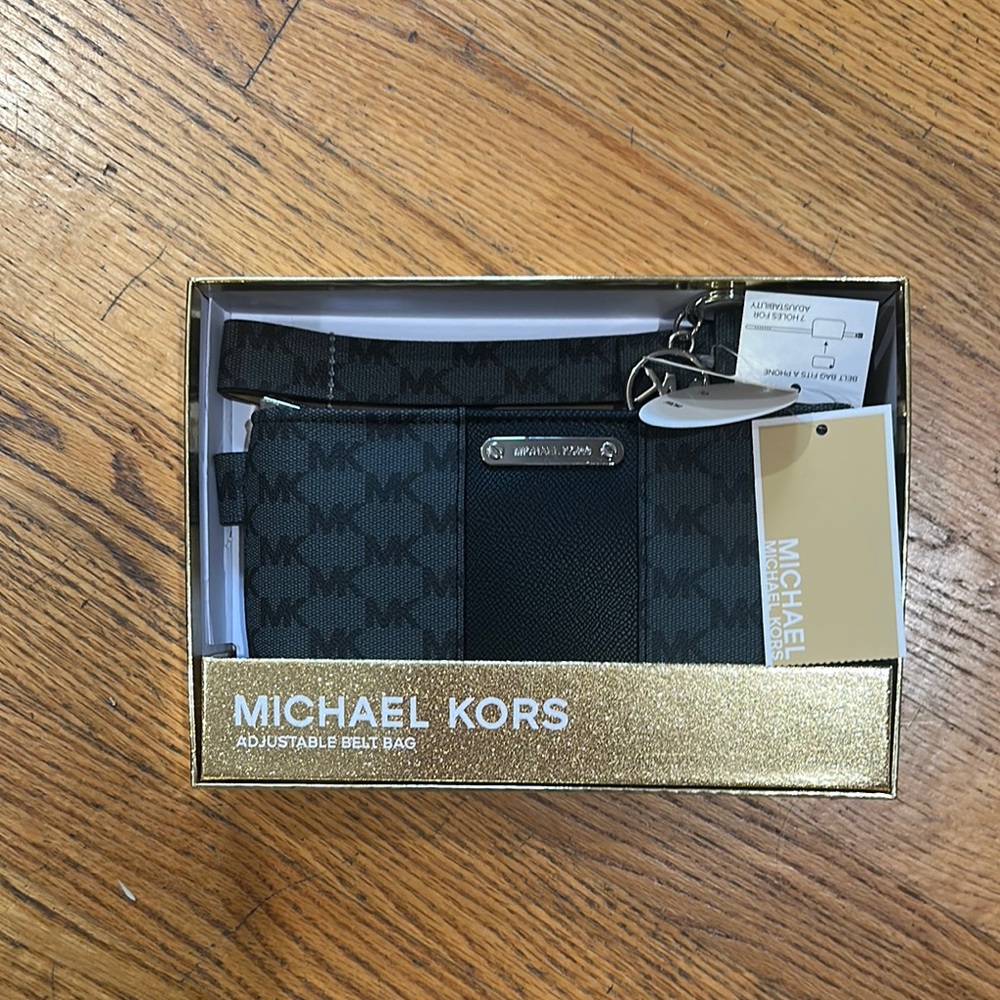 Michael Kors Black Belt Bag